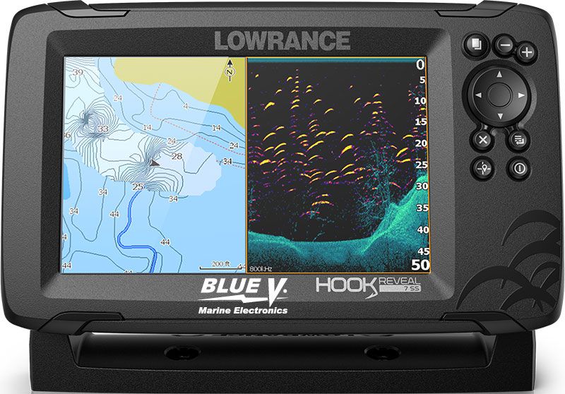 Lowrance HOOK REVEAL 7 - 83/200 HDI Unboxing HD 